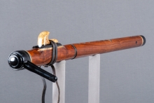Grenadillo  Native American Flute, Minor, Low D-3, #P26B (1)